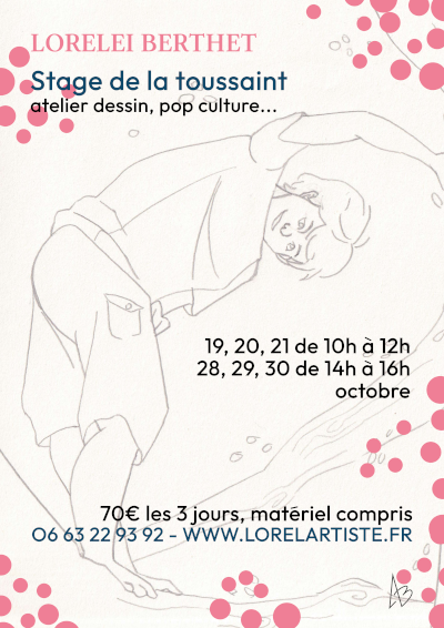 Stage de dessin Toussaint
stage dessin vacance octobre